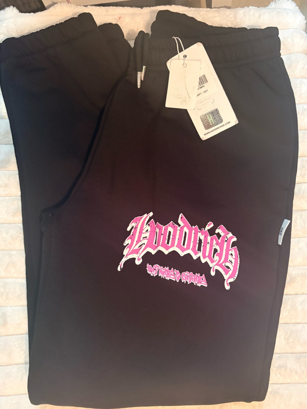 Hoodrich joggers. Womens large black